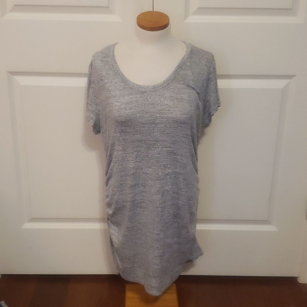 Market & Spruce Alma Short Sleeve Maternity Knit Top Size XL NWT